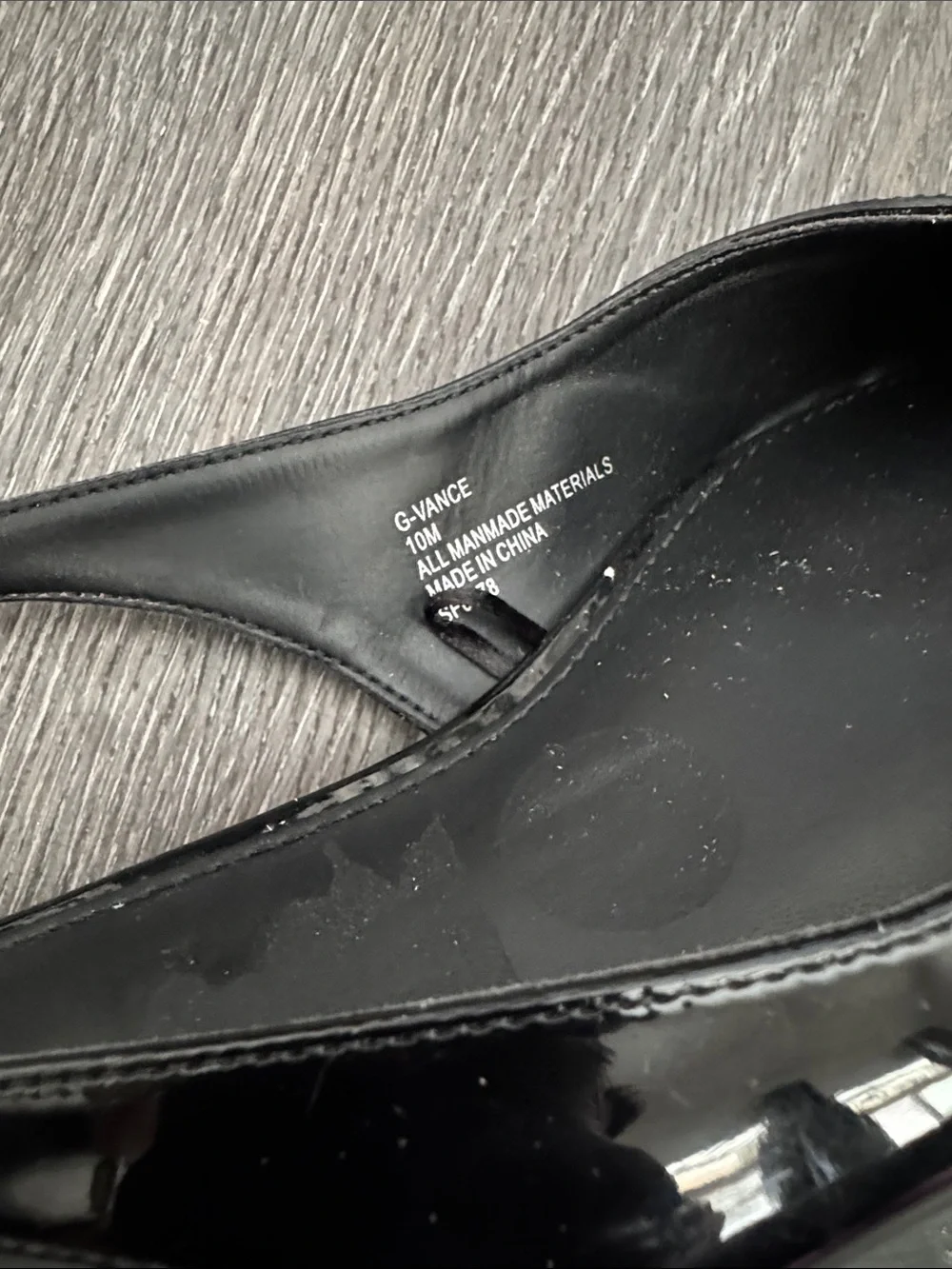 Madden Girl Black Patent Pointed Slingback Flats